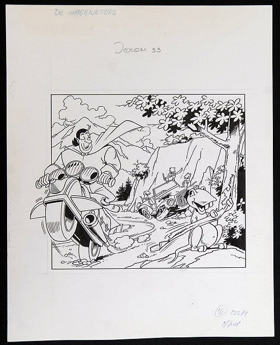 Jerom par Willy Vandersteen - Couverture originale