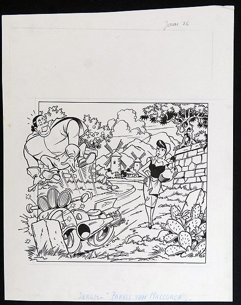 Jerom par Willy Vandersteen - Couverture originale
