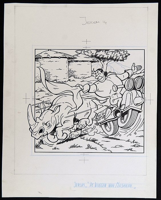 Jerom par Willy Vandersteen - Couverture originale