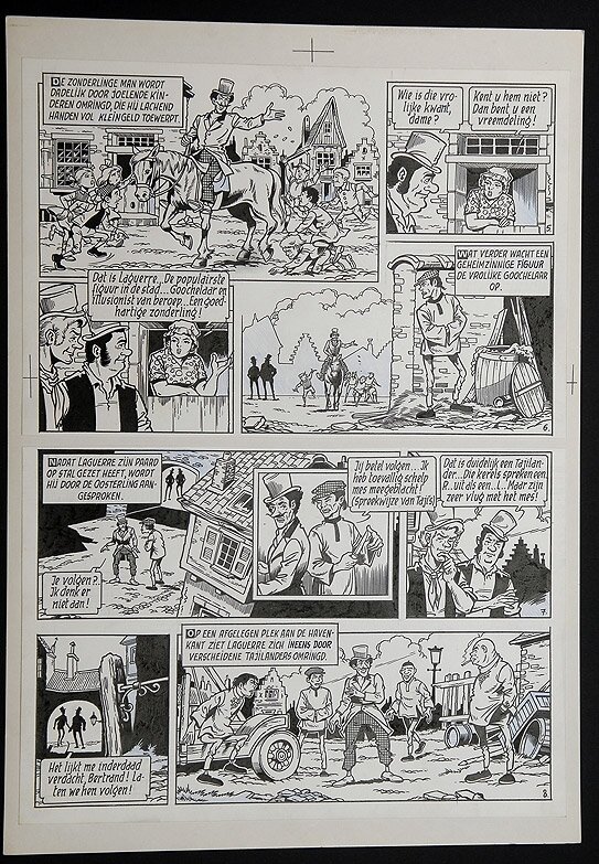 Willy Vandersteen, Robert en Bertrand 11 - De groene draak - Comic Strip