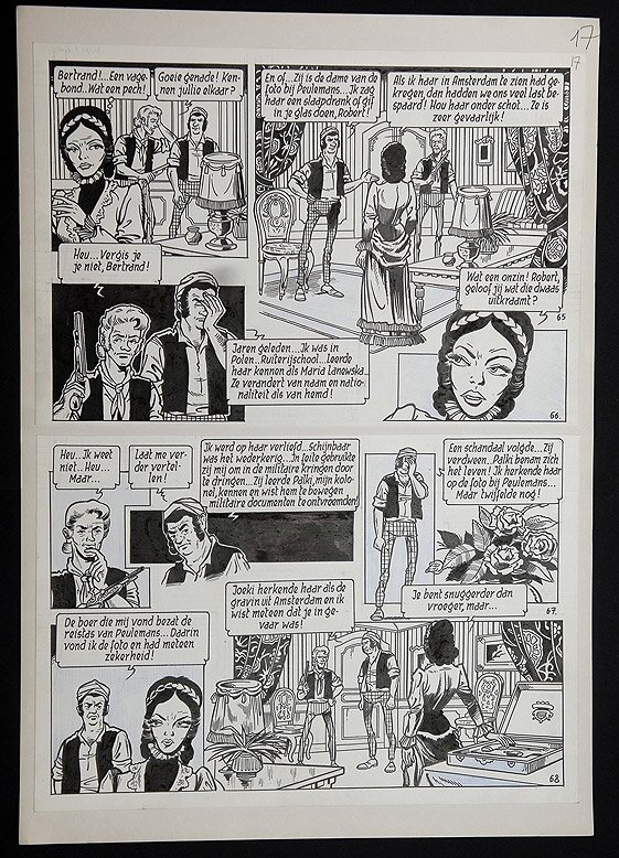 Willy Vandersteen, Robert en Bertrand 13 - Geheim document - Comic Strip