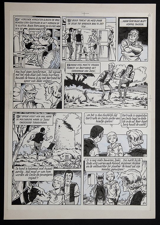 Willy Vandersteen, Robert en Bertrand 14 - De spookhond - Comic Strip