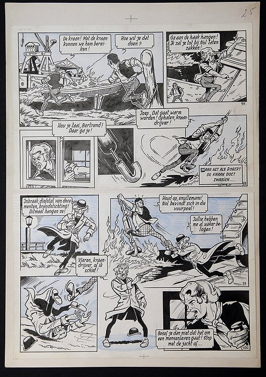 Willy Vandersteen, Robert en Bertrand 15 - De stakingbreker - Comic Strip
