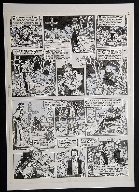 Willy Vandersteen, Robert en Bertrand 19 - De duistere machten - Comic Strip
