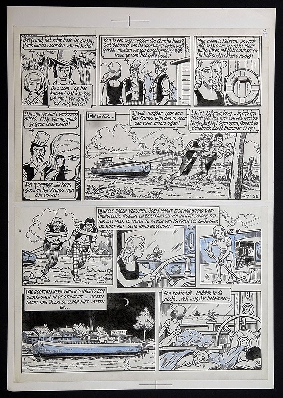 Willy Vandersteen, Robert en Bertrand 20 - Jacht op de sperwer - Comic Strip