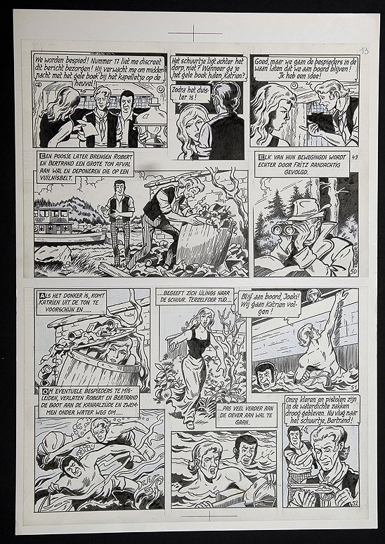 Willy Vandersteen, Robert en Bertrand 20 - Jacht op de sperwer - Comic Strip