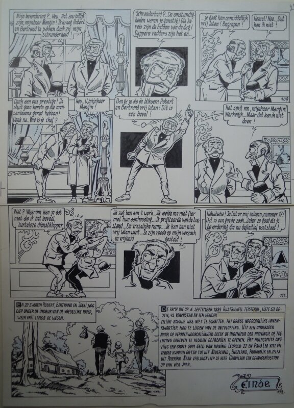 Willy Vandersteen, Robert en Bertrand 21 - De ramp van Corvilain - Comic Strip