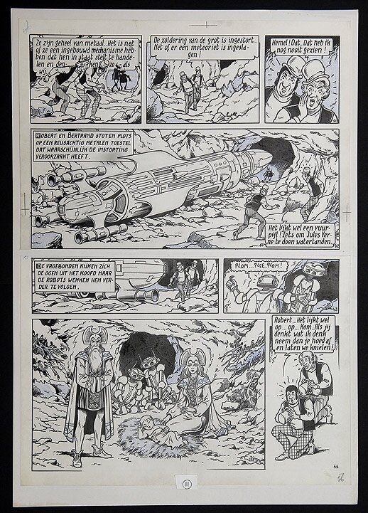 Willy Vandersteen, Robert en Bertrand 25 - Vreemde bezoekers - Comic Strip