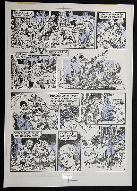 Willy Vandersteen, Robert en Bertrand 29 - De wolvenhoeve - Comic Strip