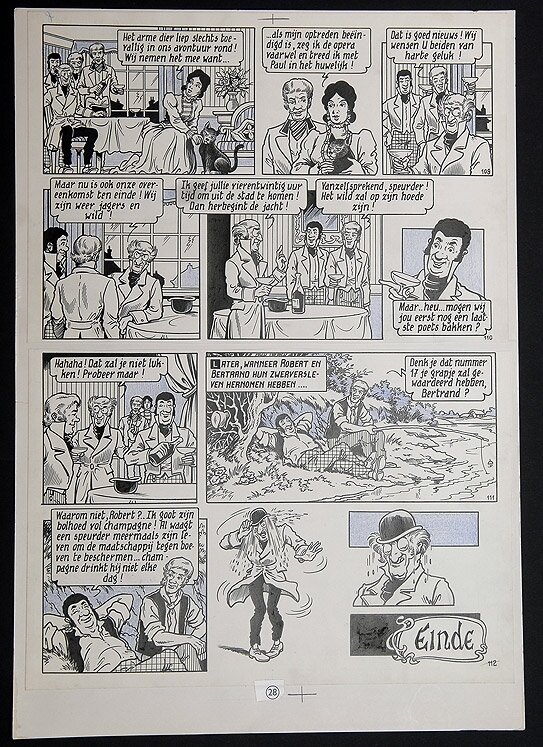Willy Vandersteen, Robert en Bertrand 26 - De zwarte kat - Comic Strip
