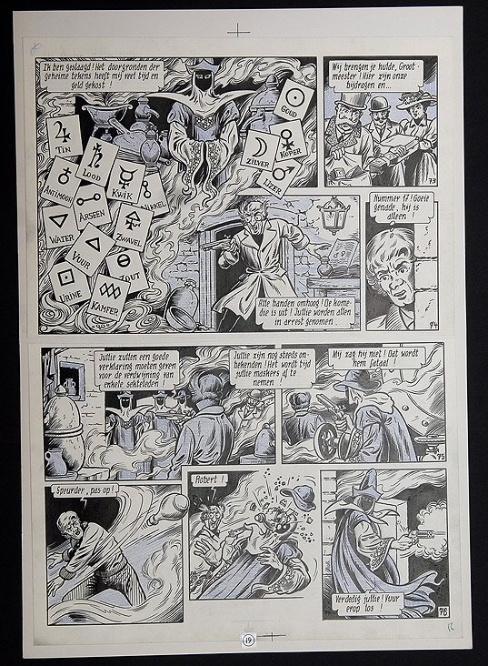 Willy Vandersteen, Robert en Bertrand 33 - De geheime sekte - Comic Strip