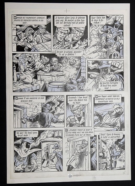 Willy Vandersteen, Robert en Bertrand 33 - De geheime sekte - Comic Strip