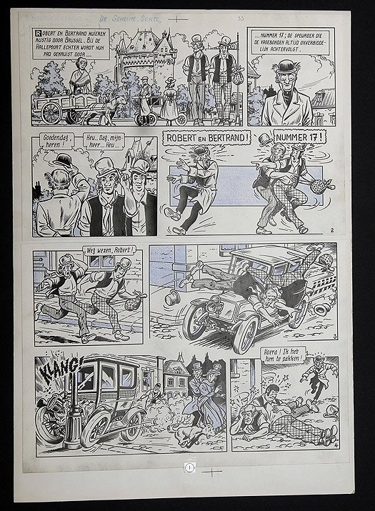 Willy Vandersteen, Robert en Bertrand 33 - De geheime sekte - Comic Strip