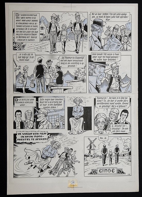Willy Vandersteen, Robert en Bertrand 38 - De titanen - Comic Strip