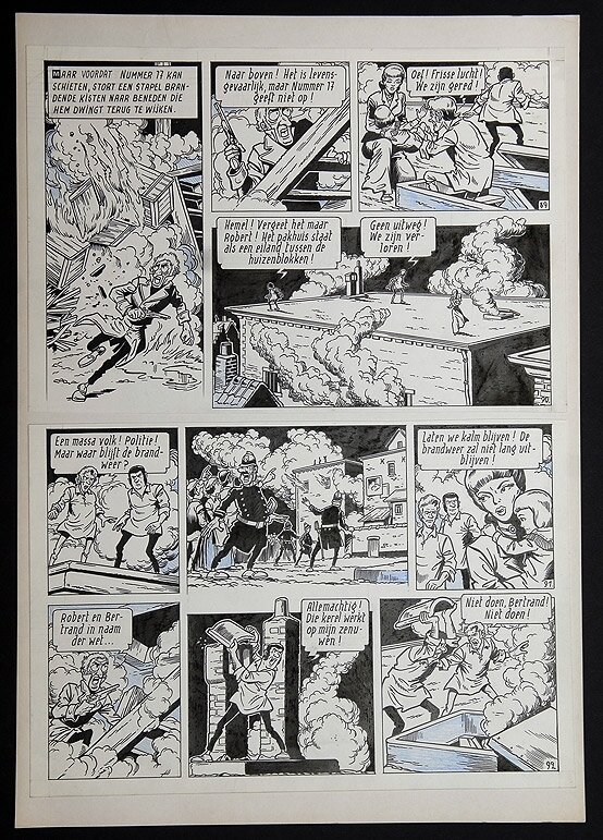 Willy Vandersteen, Robert en Bertrand 4 - De levende brug - Comic Strip