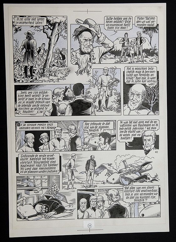 Willy Vandersteen, Robert en Bertrand 40 - De vliegende hollander - Comic Strip