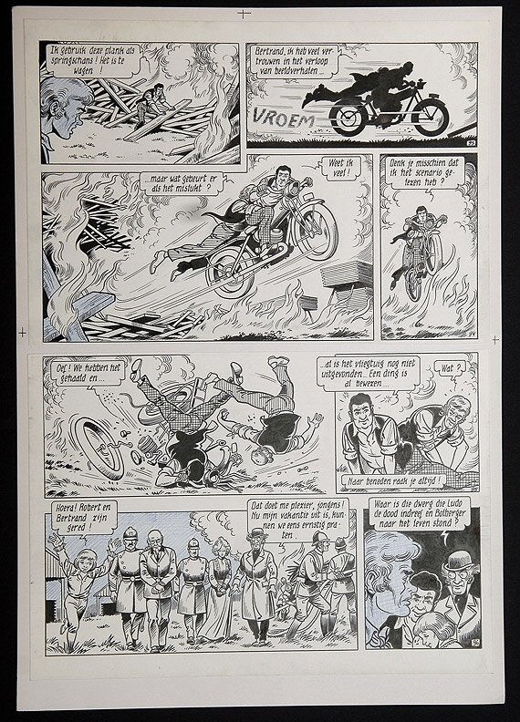 Willy Vandersteen, Robert en Bertrand 42 - De demon van Paracelse - Comic Strip