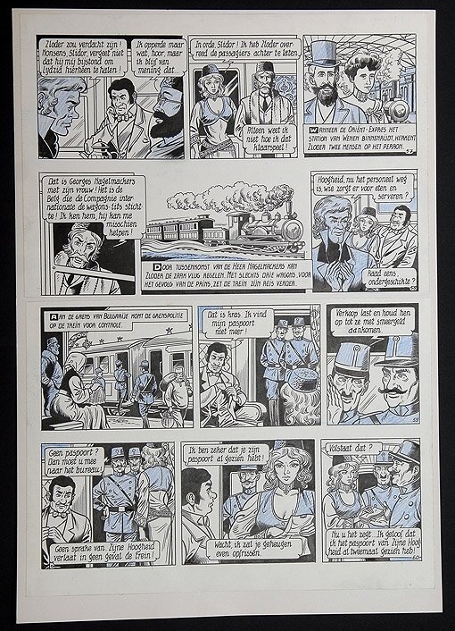 Willy Vandersteen, Robert en Bertrand 45 - Drama in de Orient-Express - Comic Strip