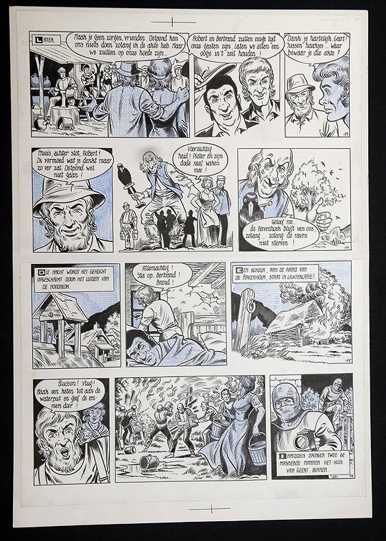 Willy Vandersteen, Robert en Bertrand 48 - Als raven sterven - Comic Strip