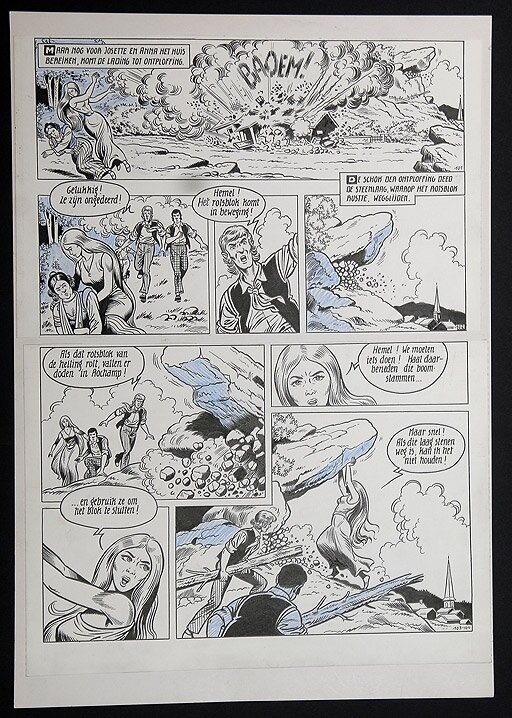 Willy Vandersteen, Robert en Bertrand 55 - Vlucht naar Rochamps - Comic Strip