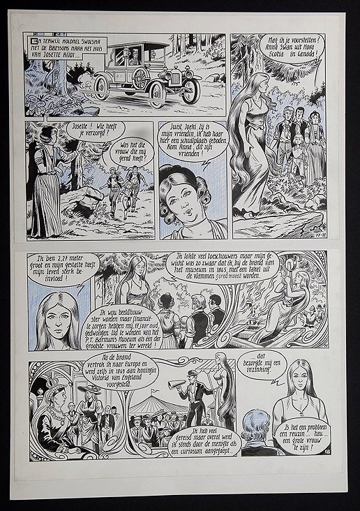 Willy Vandersteen, Robert en Bertrand 55 - Vlucht naar Rochamps - Comic Strip