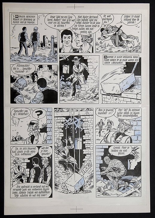 Willy Vandersteen, Robert en Bertrand 59 - Gevaarlijke mummies - Comic Strip