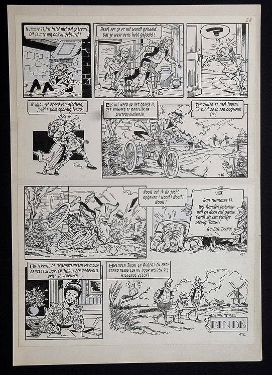 Willy Vandersteen, Robert en Bertrand 8 - De weerwolf - Comic Strip