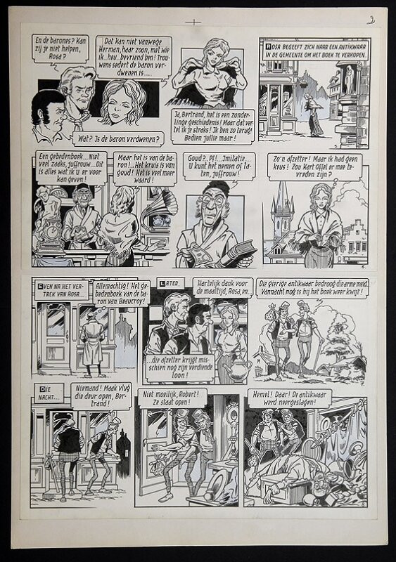 Willy Vandersteen, Robert en Bertrand 9 - Het zilveren raadsel - Comic Strip