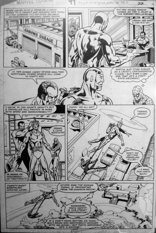 Marvel Team up #99 par Jerry Bingham, Mike Esposito - Planche originale