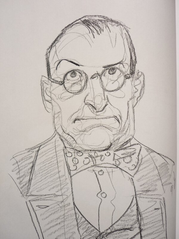 Le Commissaire by Jean-Pierre Gibrat - Sketch