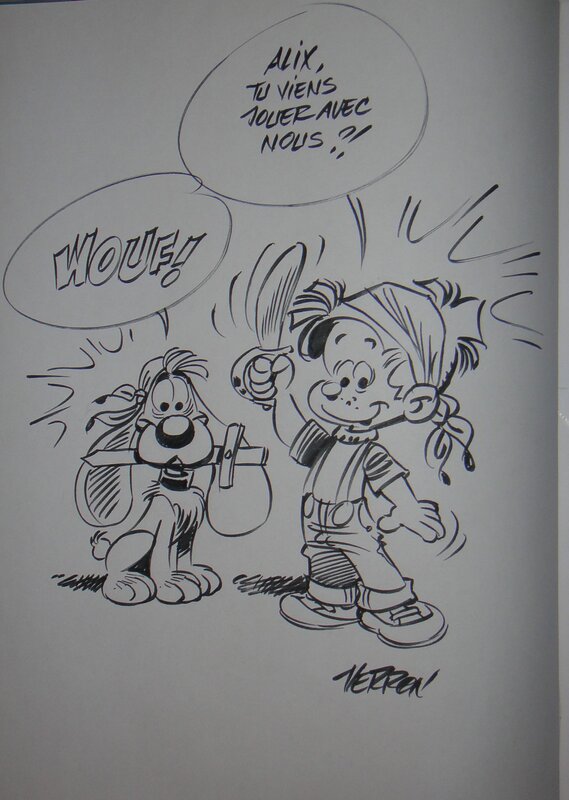 Boule et bill par Laurent Verron - Dédicace