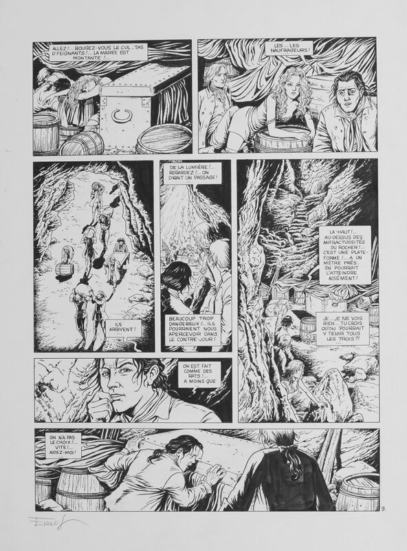 Claymore par Ersel - Planche originale