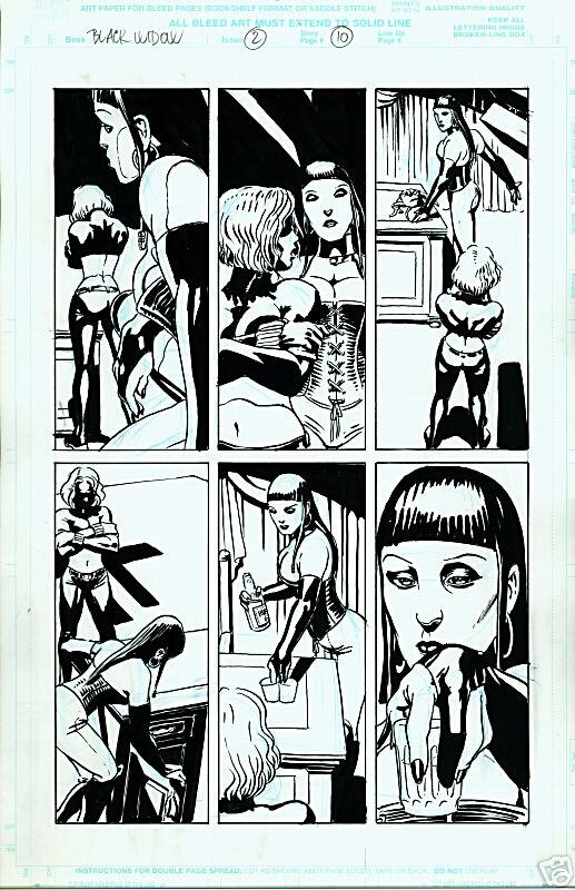 Igor Kordey, Black Widow. Number 2. Page 10. - Comic Strip