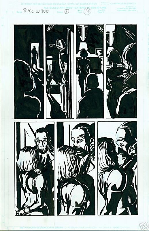 Igor Kordey, Black Widow. Number 2. Page 19. - Comic Strip