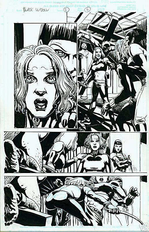Igor Kordey, Black Widow. Number 2. Page 4. - Comic Strip