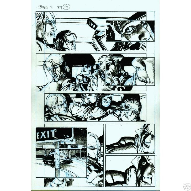 Igor Kordey, Smoke. Number 2. Page 42. - Planche originale