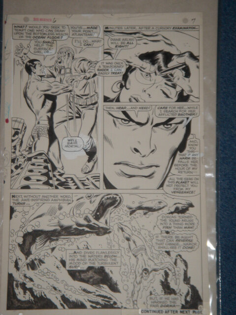 John Buscema, Stan Lee, Namor the submariner - Planche originale