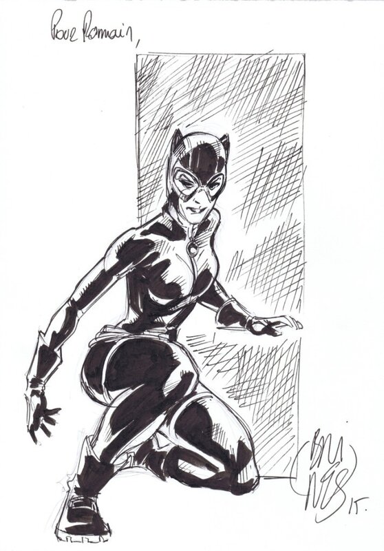 Catwoman par Briones - Sketch