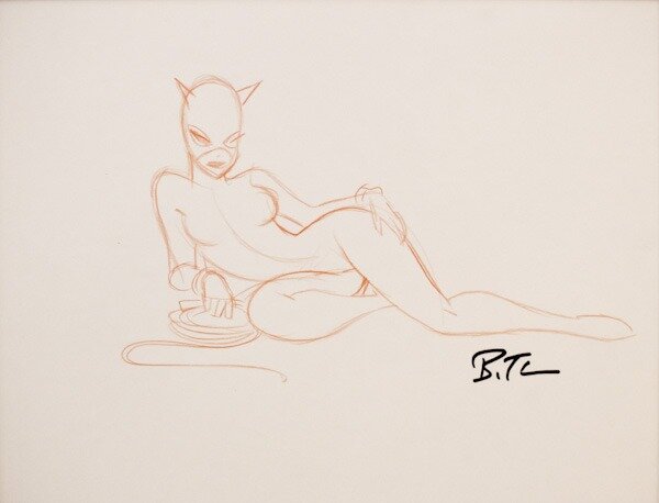 Catwoman par Bruce Timm - Œuvre originale