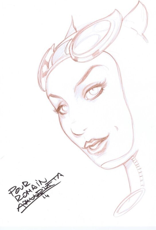 Catwoman par Unzueta - Sketch