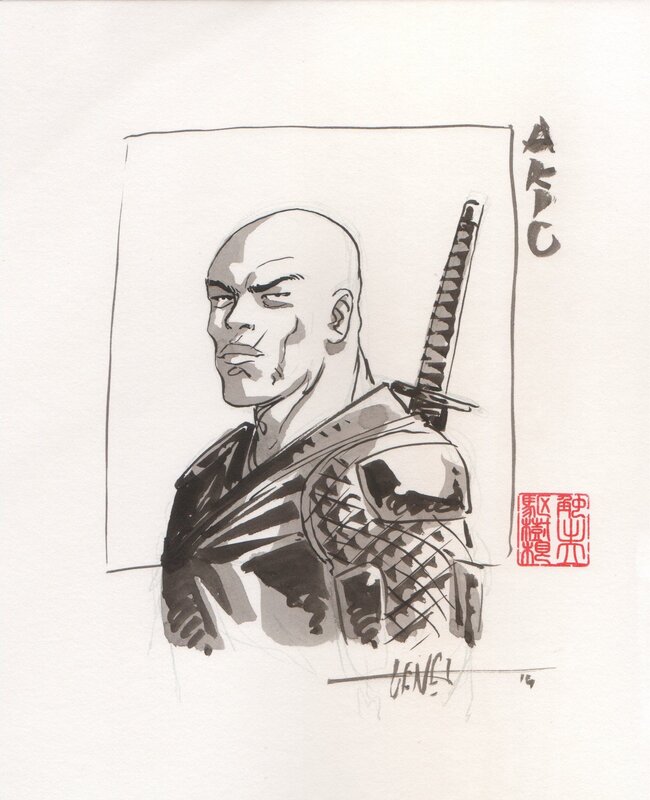 Samuraï - Akio by Frédéric Genêt, Jean-François Di Giorgio - Sketch