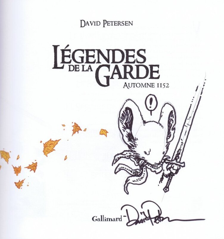 Mouseguard by David Petersen - Sketch
