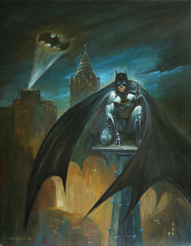 Batman par Régis Moulun - Illustration originale