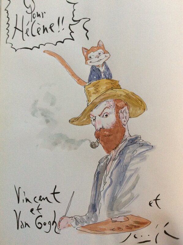 Vincent et Van Gogh par Gradimir Smudja - Dédicace