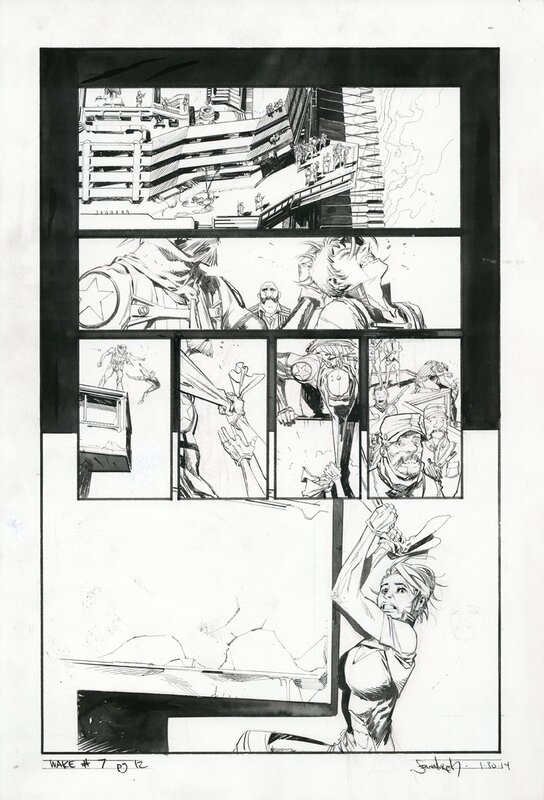 The Wake #07 p12 par Sean Murphy - Planche originale