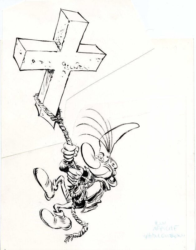 Marc Hardy, G. Raf Zerk - Pierre Tombal - Original Illustration