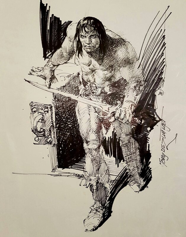 Tony DeZuniga, Conan par Tony De Zuniga - Planche originale