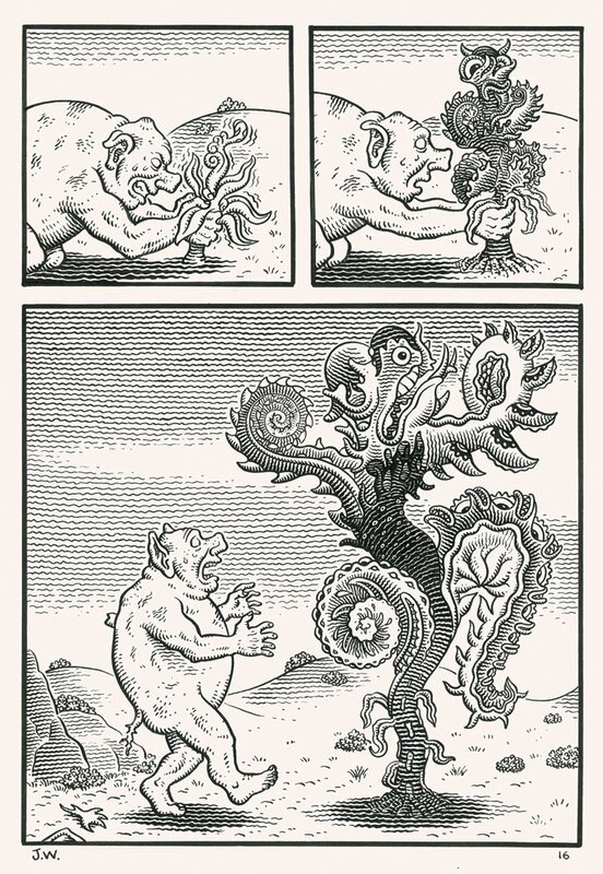 WEATHERCRAFT par Jim Woodring - Planche originale