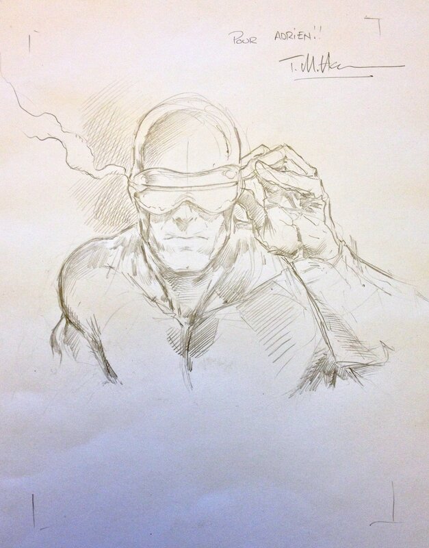 Cyclope par Trevor Hairsine - Dédicace