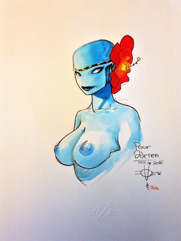 Aquablue - Mi Nuee par Olivier Vatine - Sketch